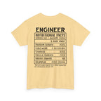Engineer Nutritional Facts T-Shirt – Funny Engineering Graphic Tee