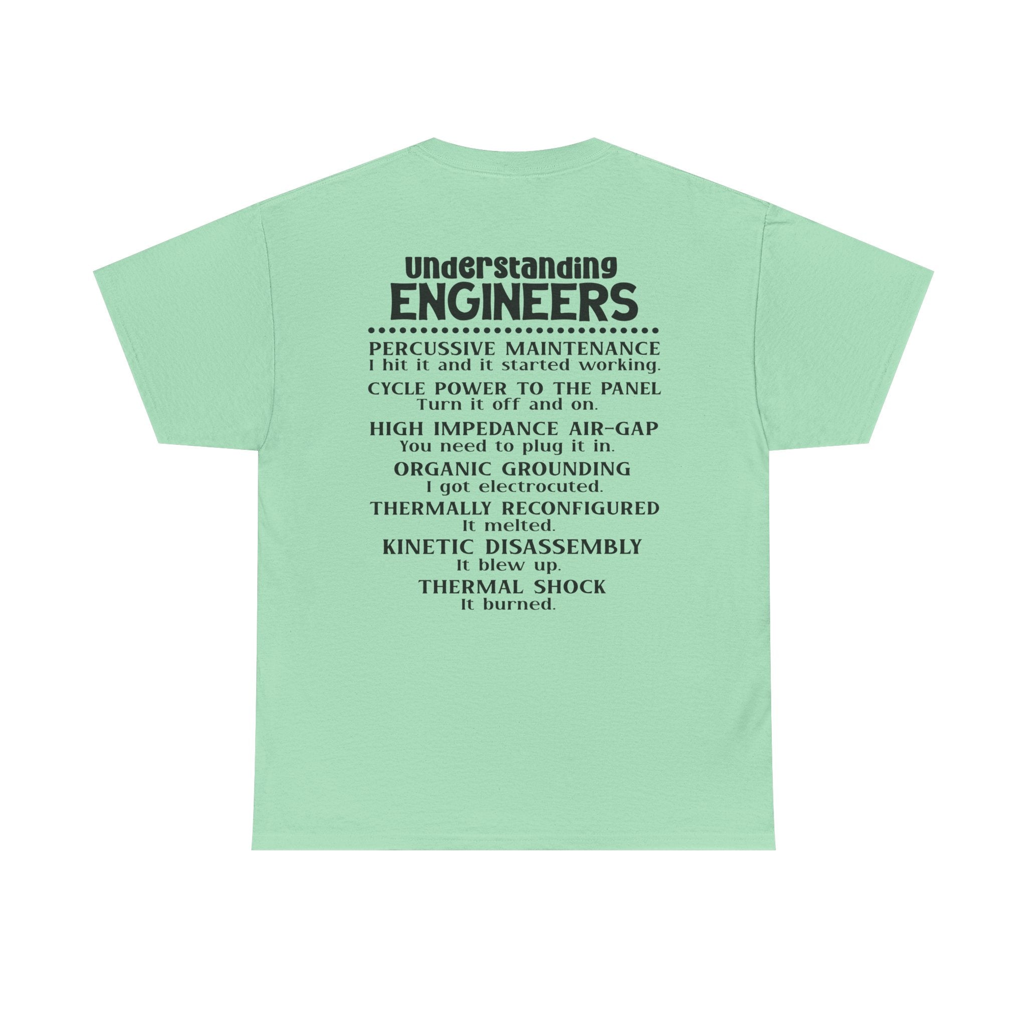 Understanding Engineers T-Shirt – Funny Engineering Graphic Tee Secondary image