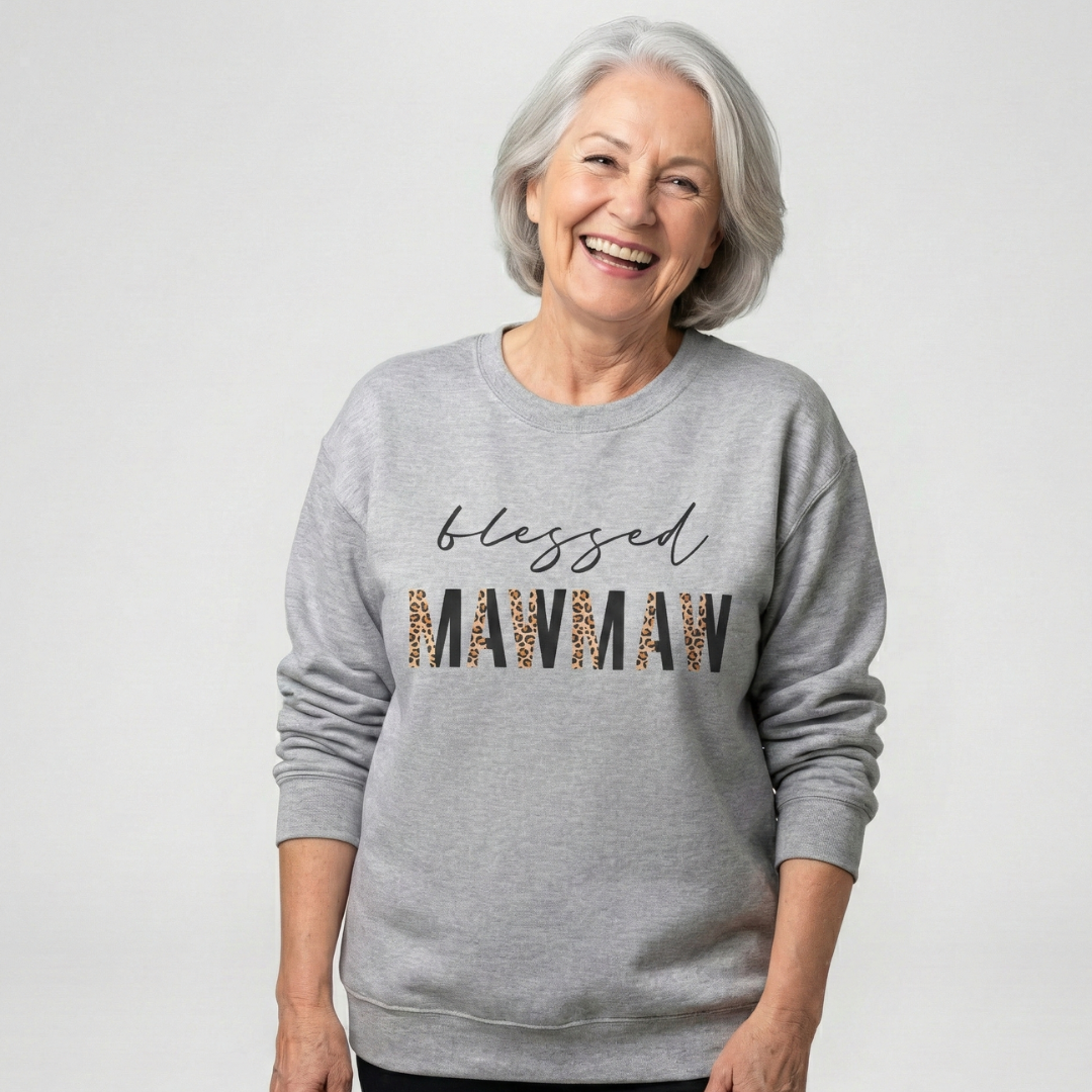 Blessed MawMaw Sweatshirt – Faith-Filled Grandma Pullover Main image