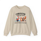 Chickens Make Me Happy Sweatshirt – Funny Farm Crewneck