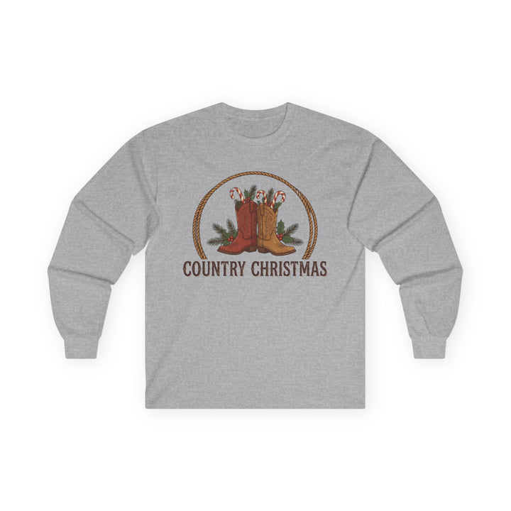 Country Christmas Long-Sleeve Tee