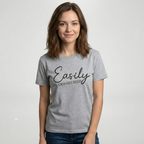 Easily Overwhelmed T-Shirt – Funny Corporate Burnout Tee
