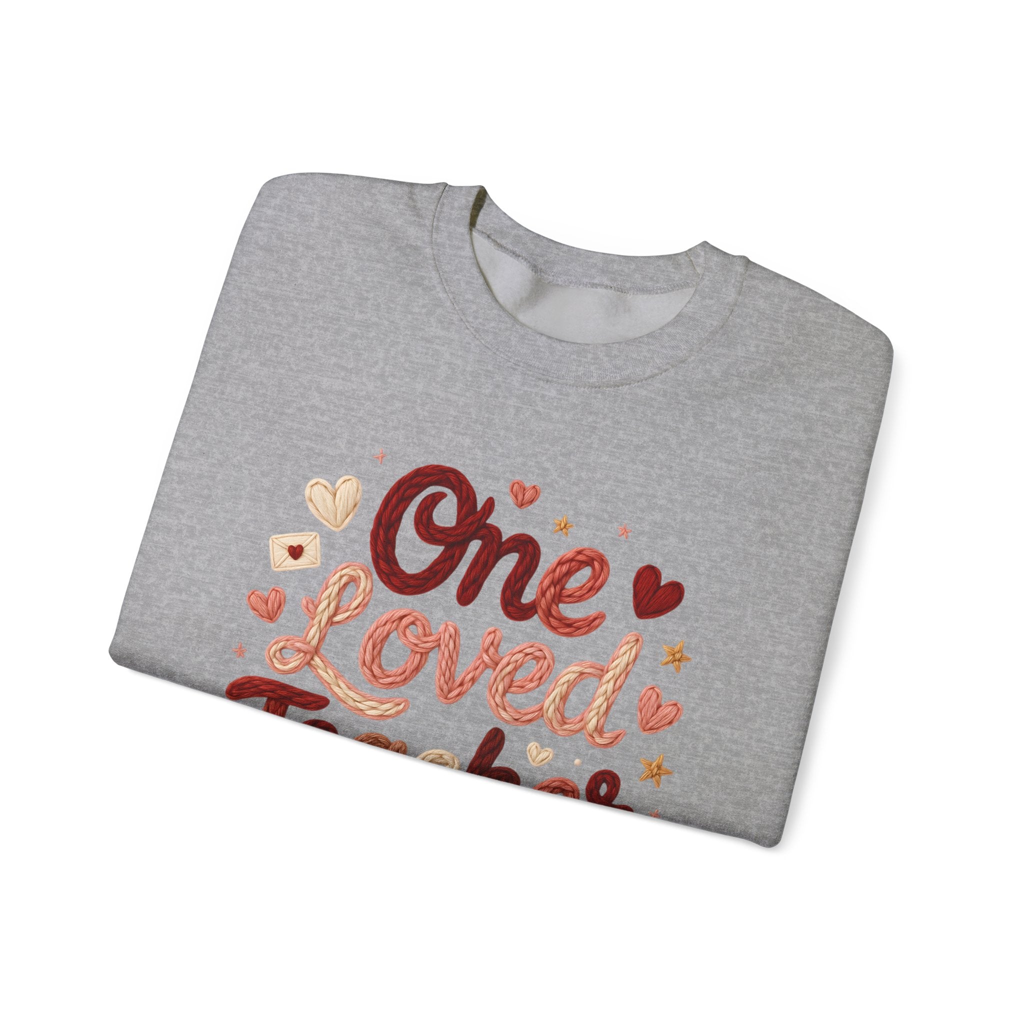 One Loved Teacher Sweatshirt – Cozy Appreciation Gift Secondary image