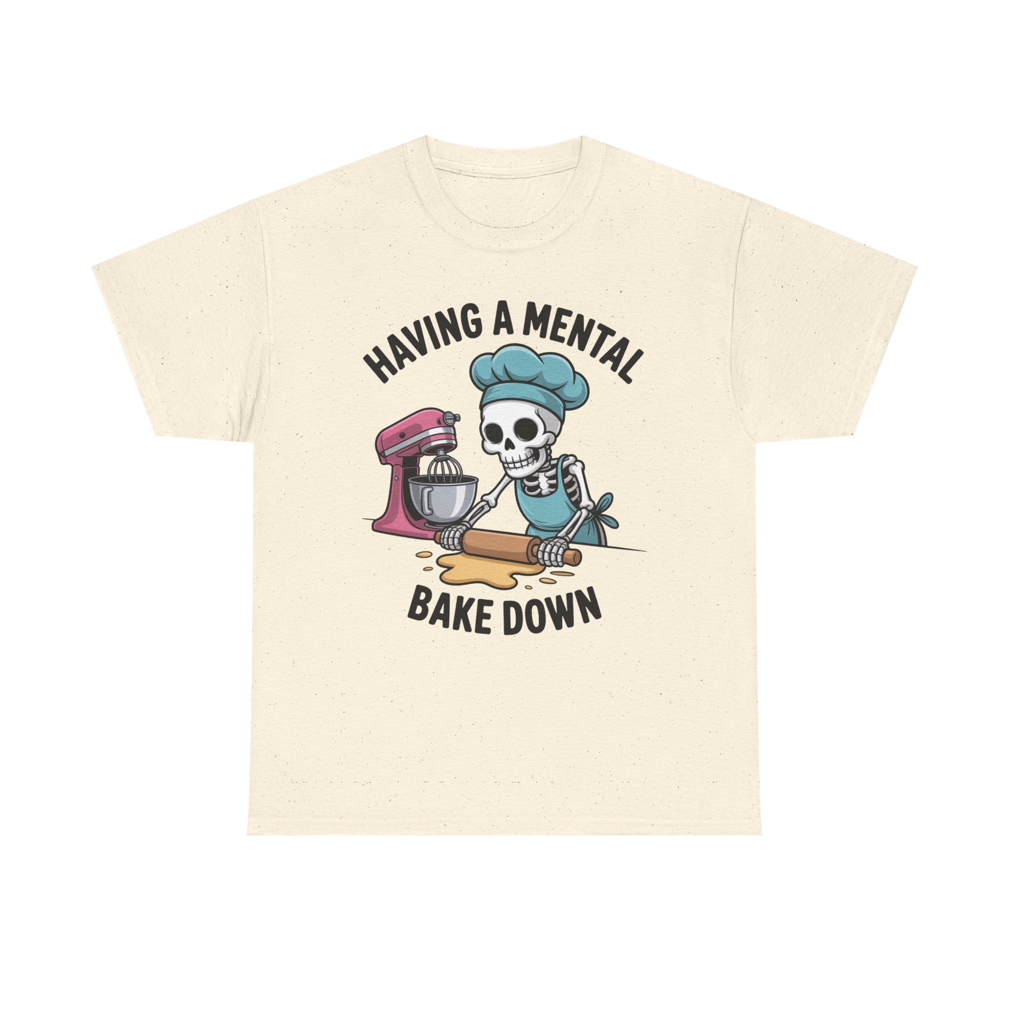 Having a Mental Bake Down T-Shirt – Funny Baking Graphic Tee Secondary image