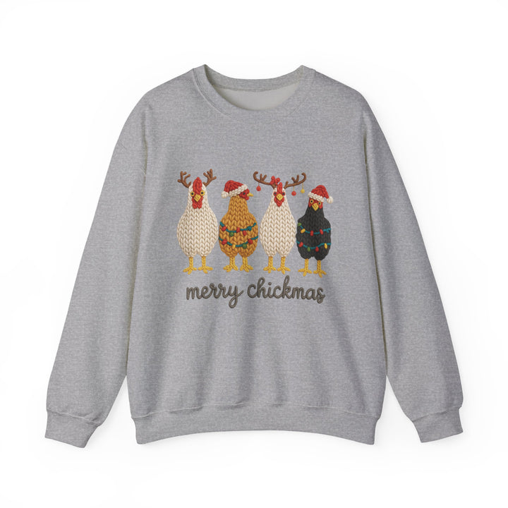 Merry Chickmas Adult Sweatshirt