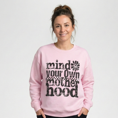 Mind Your Own Motherhood Sweatshirt – Funny Mom Crewneck Main image
