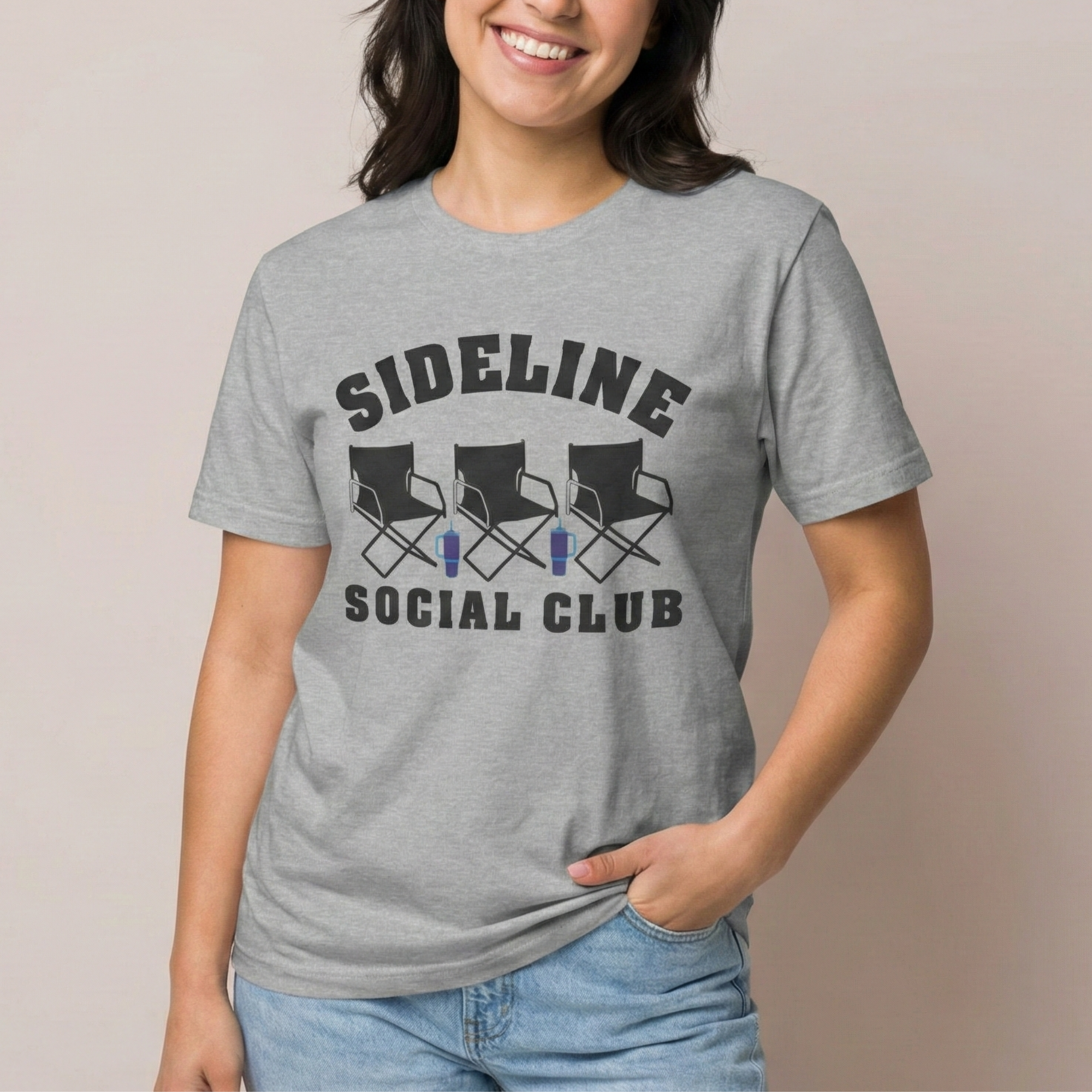 Sideline Social Club Sports T-Shirt – Casual Game Day Tee Main image