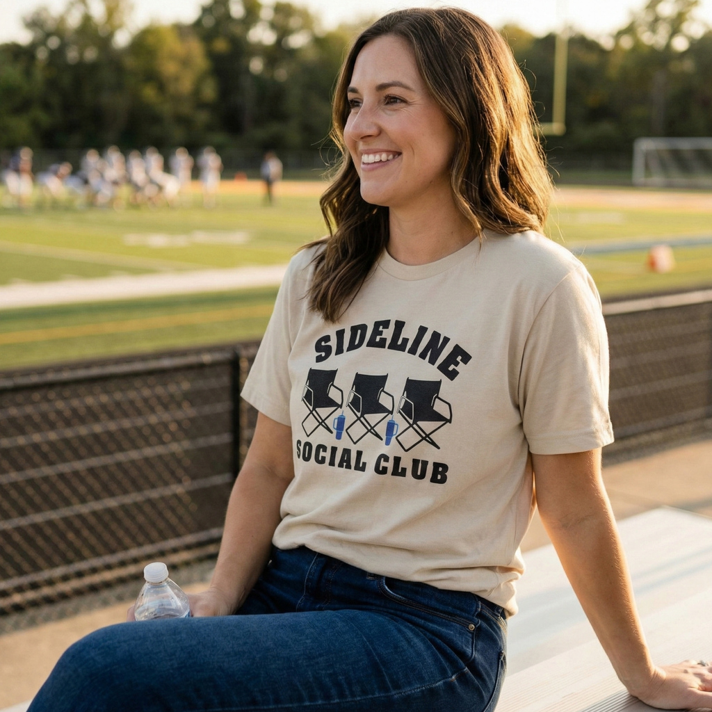 Sideline Social Club Sports T-Shirt – Casual Game Day Tee