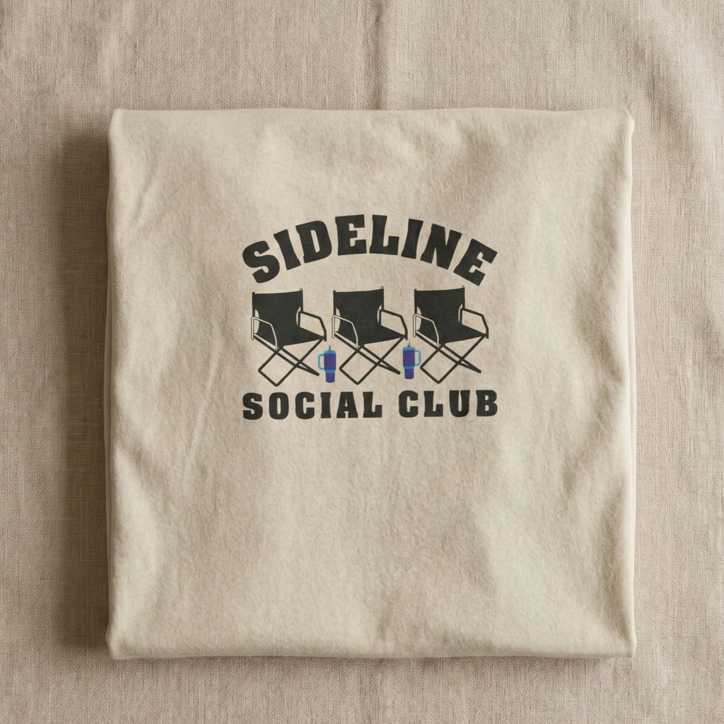 Sideline Social Club Sports T-Shirt – Casual Game Day Tee
